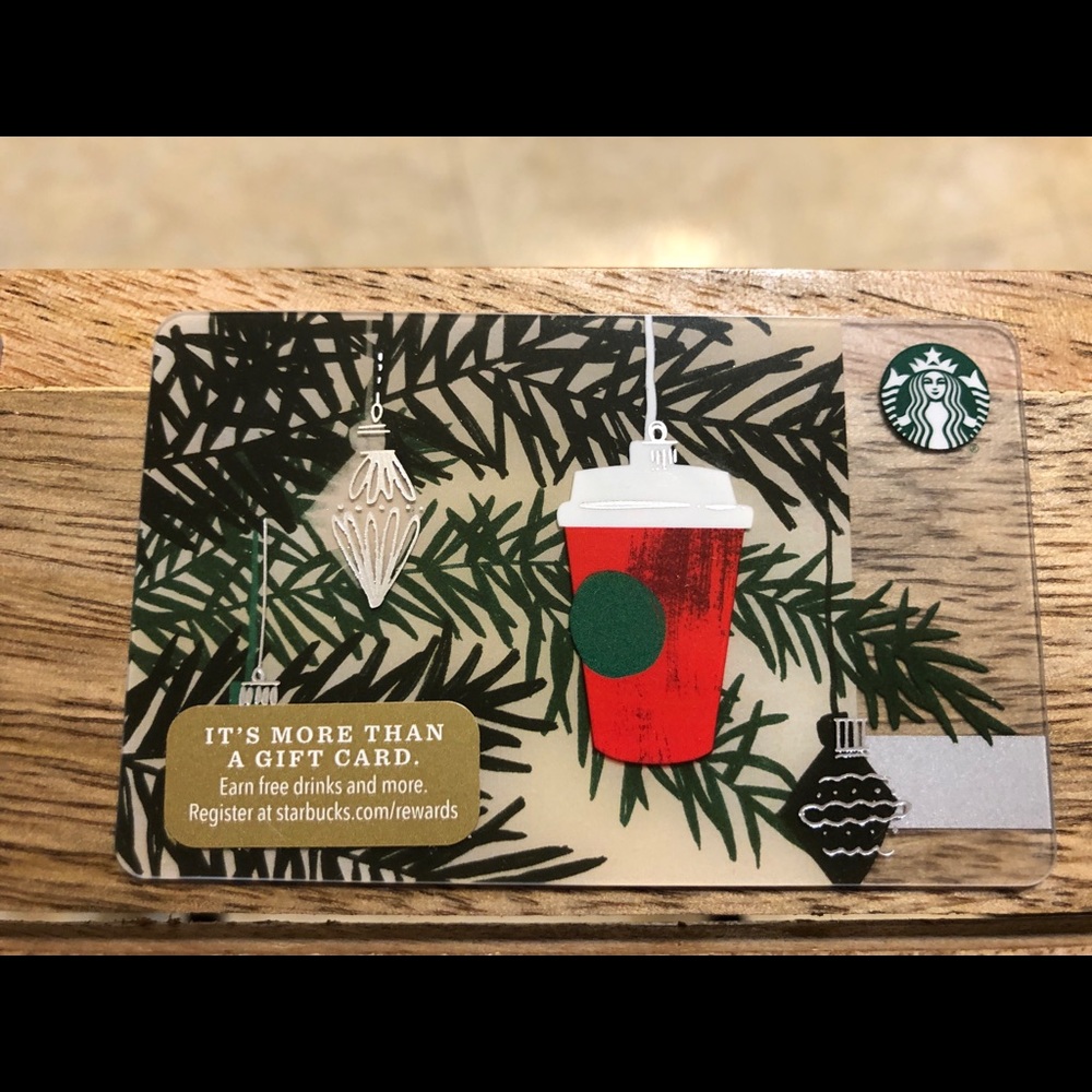 STARBUCKS CARD/2017 CHRISTMAS TREE THEME